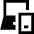 Device Laptop Phone Pairing Icon from Sharp Solid Set