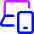 Device Laptop Phone Pairing Icon from Core Neon Set