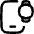 Phone Device Pairing Wearables Icon from Flex Line Set