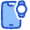 Phone Device Pairing Wearables Icon from Plump Duo Set