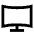 Screen Curve Icon from Sharp Line Set