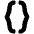 Curly Brackets Icon from Plump Solid Set