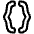 Curly Brackets Icon from Plump Line Set