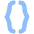 Curly Brackets Icon from Plump Flat Set