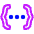 Json Programming Icon from Plump Neon Set