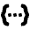 Json Programming Icon from Plump Solid Set