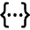 Json Programming Icon from Core Line Set