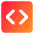 Programming Code Block Icon from Core Gradient Set