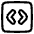 Programming Code Block Icon from Plump Line Set