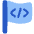 Programming Flag Icon from Plump Flat Set