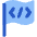 Programming Flag Icon from Core Flat Set