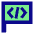 Programming Flag Icon from Sharp Pop Set