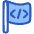 Programming Flag Icon from Plump Duo Set