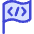 Programming Flag Icon from Core Duo Set