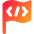 Programming Flag Icon from Core Gradient Set