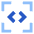 Programming Frame Source Code Icon from Sharp Flat Set
