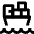 Sea Transportation Container Cargo Ship Icon from Nova Line Set