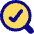 Search Check Icon from Core Pop Set