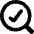 Search Check Icon from Core Solid Set