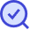 Search Check Icon from Sharp Duo Set