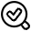Search Check Icon from Plump Line Set