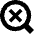Search Off Disable Icon from Sharp Solid Set