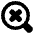 Search Off Disable Icon from Plump Solid Set