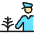 Security Officer Plant Icon from Ultimate Colors Set