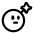 Bomb Emoji Icon from Solar Linear Set