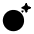 Bomb Icon from Solar Bold Set