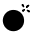 Bomb Minimalistic Icon from Solar Bold Set