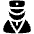 Doorman Guard Icon from Plump Solid Set