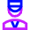 Doorman Guard Icon from Sharp Neon Set