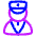 Doorman Guard Icon from Plump Neon Set