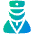 Doorman Guard Icon from Plump Gradient Set