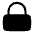 Lock Icon from Solar Bold Set | Free Download as SVG Vector and Transparent PNG | Streamline icons