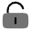 Lock Keyhole Minimalistic Unlocked Icon from Solar Bold Duotone Set