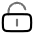 Lock Keyhole Minimalistic Unlocked Icon from Solar Line Duotone Set