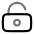 Lock Keyhole Unlocked Icon from Solar Line Duotone Set