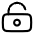 Lock Keyhole Unlocked Icon from Solar Linear Set