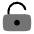 Lock Keyhole Unlocked Icon from Solar Bold Duotone Set