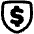 Money Shield Icon from Plump Remix Set