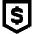 Money Shield Icon from Sharp Remix Set | Free Download as SVG Vector and Transparent PNG | Streamline icons