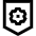 Security Setting Gear Icon from Sharp Line Set