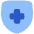 Shield Cross Icon from Plump Flat Set