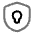 Shield Keyhole Icon from Solar Line Duotone Set