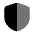 Shield Minimalistic Icon from Solar Bold Duotone Set