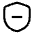 Shield Minus Icon from Solar Linear Set