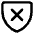 Shield Privacy Protection Off Disable Icon from Core Line Set