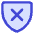 Shield Privacy Protection Off Disable Icon from Core Duo Set